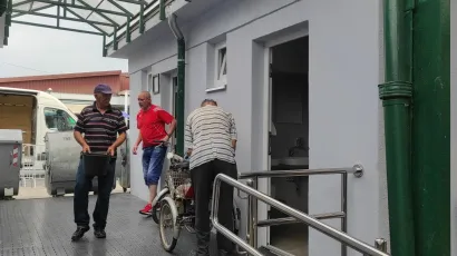 Bjelovarska Gradska tržnica ima obnovljeni sanitarni čvor prilagođen osobama s invaliditetom/Foto: Martina Čapo