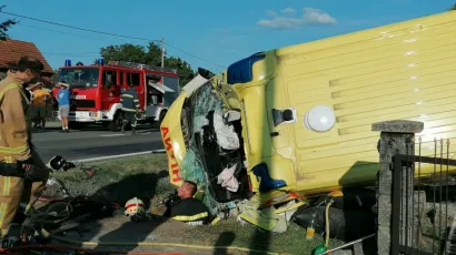 Dvije osobe smrtno su stradale u kobnoj prometnoj nesreći nedaleko Suhopolja/ Foto: Informativni centar Virovitica
