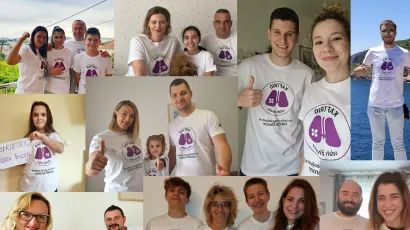 Članovi Hrvatske udruge oboljelih od cistične fibroze/Foto: Hrvatska udruga oboljelih od cistične fibroze