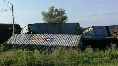 Vagoni su razbacani 15 metara s obje strane pruge/Foto: Marija Miklo&scaron;ić