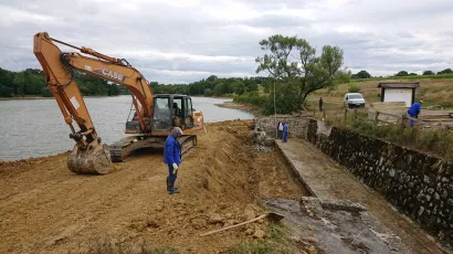 Prosječna dubina jezera je oko &scaron;est metara/Foto: Mario Barać