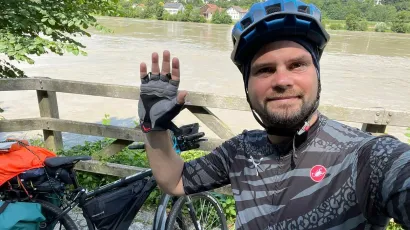 Ivan Rafaj tijekom pauze na svom putovanju/ Foto: Privatni album