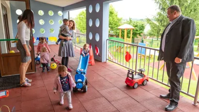 Gradonačelnika Piraka veseli povećanje broja vrtićanaca/ Foto: Grad Čazma