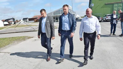 Gradonačelnik Hrebak, župan Maru&scaron;ić i direktor Bjelovarskog sajma Salaj najavili su 28. Međunarodni jesenski bjelovarski sajam i pozvali ljude da dođu u &scaron;to većem broju/Foto: Branka Sobodić