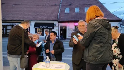 Na ulazu je potrebno predočiti Covid potvrdu, a ukoliko ju nemate možete se prethodno besplatno testirati/Foto: Martina Čapo