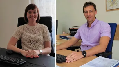 Kristina Kocur, pročelnica za komunalne djelatnosti i Davor Su&scaron;ak, pročelnik za gospodarstvo/Foto: Deni Marčinković