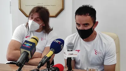 Deni Černi i trener Boris Kljajić odličan su tim, &scaron;to se vidi i po brojnim osvojenim medaljama/Foto: Martina Čapo