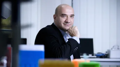 Profesor Gordan Lauc snimljen u laboratoriju Genos /
Foto: Sandra &Scaron;imunović/CROPIX