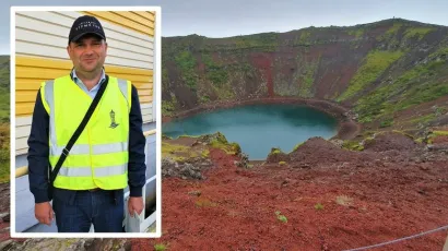 Damir Lneniček bio je u službenom posjetu Islandu/Foto: Privatni album