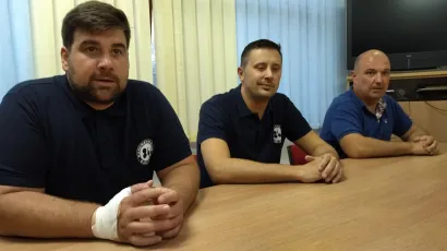 Dubravko Grgić, Josip Pećina i Davor Lamza/ Foto: Deni Marčinković
