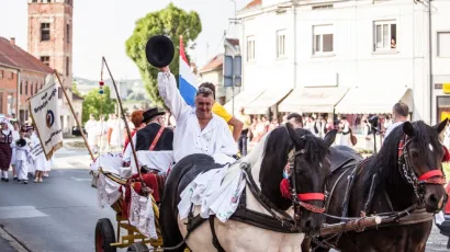 Smotra folklora u Pakracu u vrijeme kada su to epidemiolo&scaron;ke mjere dozvoljavale/Foto: Arhiva KUD Seljačka sloga