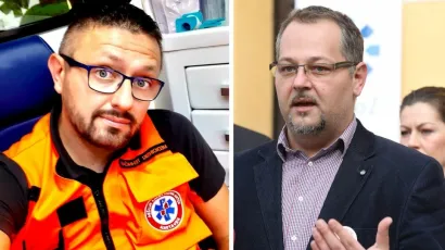 "Hitnjak" Tomislav Petru&scaron;ić i predsjednik Hrvatske komore medicinskih sestara Mario Gazić / Foto: Privatni album, Damjan Tadić / Cropix