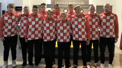 Daruvarski odbojka&scaron;i u beogradskom hotelu/ Foto: OK Daruvar