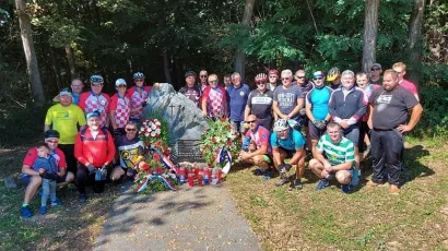 Biciklisti odaju počast Josipu Ple&scaron;i u Kipu/Foto: Biciklistička udruga Guvernal