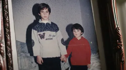 Dino i Vito Hlavec snimljeni u dobi kada im je majka ubijena/Foto: Privatni album