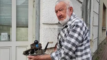 Mladen Habaht patentirani je stroj za izradu ključeva kupio od poznanika iz studentskih dana, a sve poslije toga ispisano je u povijesti/Foto: Martina Čapo