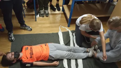 Učenici su upoznati s konceptom pružanja prve pomoći/ Foto: O&Scaron; Vladimir Nazor