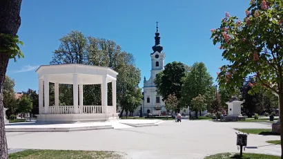 Bjelovarski&nbsp;će paviljon večeras zasjati u ružičastoj boji&nbsp;Foto: Deni Marčinković