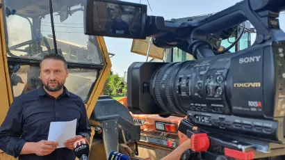 Igor Brajdić moli sugrađane za strpljenje/Foto: Grad Bjelovar