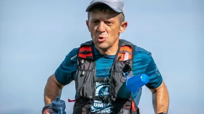 Hrvoje Grgić u cilj je u&scaron;ao prvi od svih policajcaca iz Hrvatske/Foto: PU bjelovarsko-bilogorska