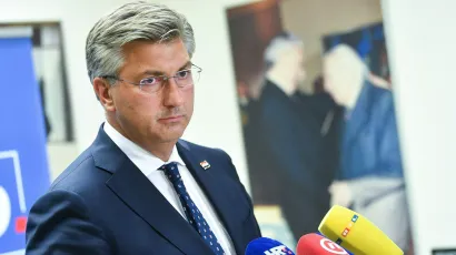 Predsjendik HDZ-a Andrej Plenković/Foto: Goran Mehkek/CROPIX