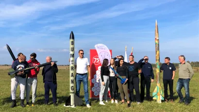 Neke su rakete bile doista velike, a najvi&scaron;e se isticala ona s natpisom "bumerang"/Foto: Janja Čaisa