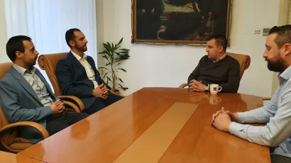 Novi vlasnici na prijemu kod gradonačelnika/ Foto: Grad Bjelovar