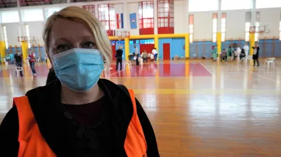 &Scaron;efica stožera Civilne za&scaron;tite Vanda Cegledi poziva Daruvarčane da budu&nbsp;odgovorni i&nbsp;savjesni/Foto: MojPortal.hr