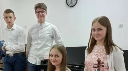 Nagrađeni učenici Glazbene &scaron;kole Brune Bjelinskog/Foto: Glazbena &scaron;kola Brune&nbsp;Bjelinskog