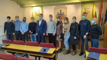 Dana&scaron;nji potpisnici ugovora sa županom Maru&scaron;ićem/ Foto: Deni Marčinković