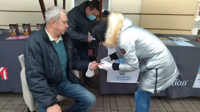 Kontrola &scaron;ećera na bjelovarskom korzu/ Foto: Deni Marčinković
