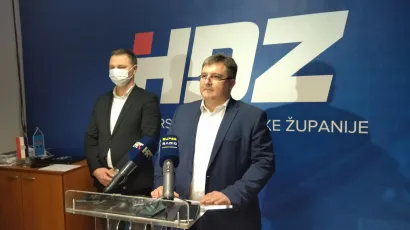 Predsjednici županijske i bjelovarske organizacije HDZ-a/ Foto: Deni Marčinković