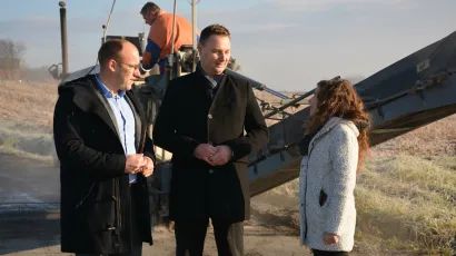 Načelnik općine Dario Halau&scaron;, župan Marko Maru&scaron;ić i v.d. ravnateljice ŽUC-a Nata&scaron;a Koronc/Foto: BBŽ