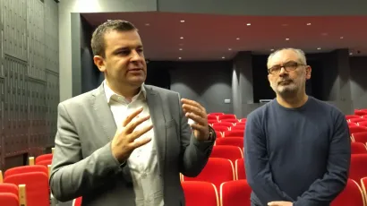 Dario Hrebak&nbsp;i ravnatelj KMC-a Denis Hladi&scaron;/Foto: Martina Čapo