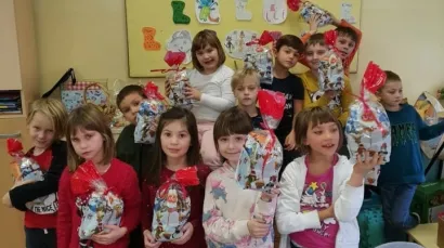 Djeca 1. razreda Če&scaron;ke osnovne &scaron;kole J.A. Komensky&nbsp;bila su presretna/Foto: Romana Ra&scaron;etić