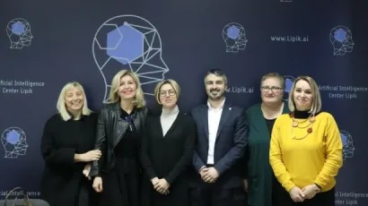 Sudionici sastanka u lipičkom Centru umjetne inteligencije/Foto: Compas.hr