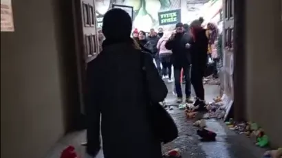 Prosvjednici su verbalno napali i vrijeđali djelatnicu bjelovarskog Zavoda za javno zdravstvo/Foto: Screenshot Facebook