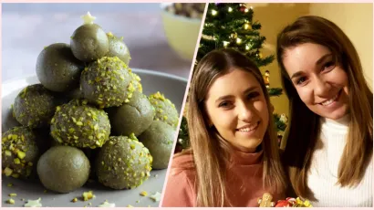 Sestre Klobučar pripremile su preukusne Matcha kuglice/Foto: Martina Klobučar