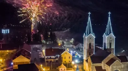 Doček nove godine u Čazmi/ Foto: Grad Čazma