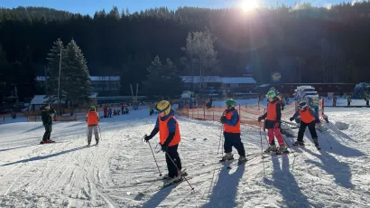 Djeca su uživala u skijanju/Foto: Jaromir Vrabec
