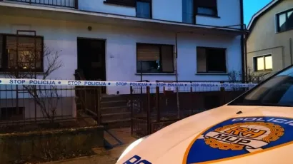 Policija na mjestu tragičnog požara u Bjelovaru: Foto: Deni Marčinković