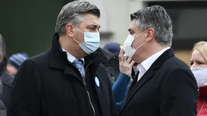 Premijer Andrej Plenković i predsjednik Zoran Milanović/Foto: Boris Kovačev/CROPIX