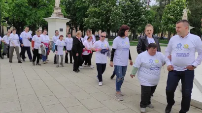 Gradonačelnik Hrebak i zamjenica Bastijančić Erjavec podržali su Nacionalni dan osoba s intelektualnim te&scaron;koćama/Foto: Martina Čapo