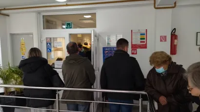 Vi&scaron;e od 300 ljudi danas se cijepilo u ZZJZ Bjelovar/ Foto: Deni Marčinković