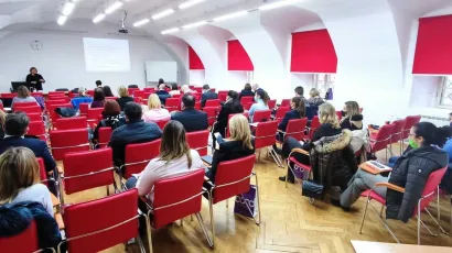 Predavanje je održano u dvorani bjelovarskog Veleučili&scaron;ta/ Foto: HAMAG-BICRO