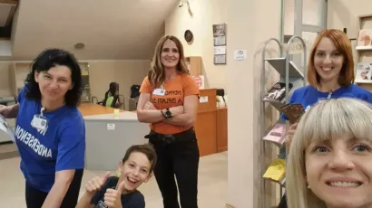 Ove su žene zaslužne za nezaboravnu noć s djecom u knjižnici/Foto: Pučka knjižnica i čitaonica Daruvar