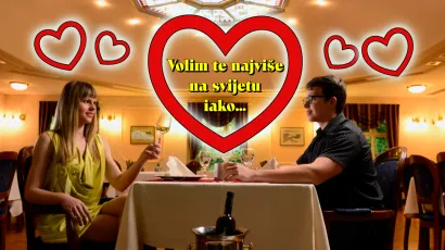 Uključite se u nagradnu igru, nasmijte se i osvojite romantičnu večeru za dvoje u restoranu Terasa/Foto: DT
