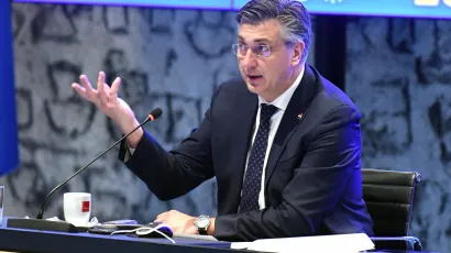 Andrej Plenković, Predsjednik Vlade Republike Hrvatske/Foto: Goran Mehkek/CROPIX<br>