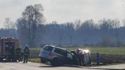 U nesreći je jedna osoba teže ozlijeđena, a na oba vozila nastala je materijalna &scaron;teta/ Foto: Facebook