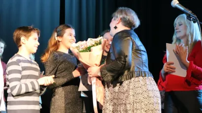 Pakračka učenica 6. razreda Tena Badrov pobijedila je s pjesmom "Moja domovina"/Foto: Pakrački list